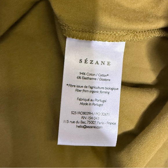 Sezane Pippae Dress in Pistachio - Picture 5 of 7